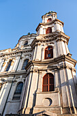 Historisches Haus mit Barockfassade in der Prager Altstadt (Alt-Prag, Staré Město), Prag, Tschechien