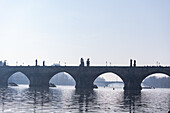 Charles Bridge in Old Prague is one of the most famous landmark of Chezh capital city