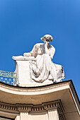 Decooration of the building in Old Prague in Art Nouveau and Art Deco style