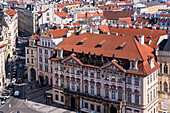 Famous buildings on Old Town square in Prague