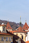 Historische Hausfassaden, Prager Altstadt (Alt-Prag, Staré Město), Prag, Tschechien