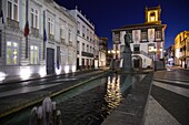 Portugal, Azores, Sao Miguel Island, Ponta Delgada, Camara Municipal, Town Hall, 