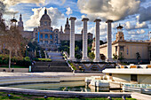 Palau Nacional de Montjuic, Museu Nacional d'Art de Catalunya, MNAC, Barcelona, Catalonia, Spain, Europe