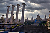 Palau Nacional de Montjuic, Museu Nacional d'Art de Catalunya, MNAC, Barcelona, Catalonia, Spain, Europe