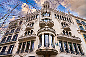Casa Lleó Morera, by architect Lluís Domènech i Montaner, Barcelona, Catalonia, Spain, Europe