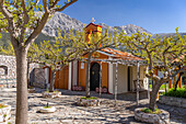 Kleine Kirche bei Arachova, Mittelgriechenland, Griechenland
