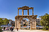 Das Hadriantor in der griechischen Hauptstadt Athen, Griechenland 