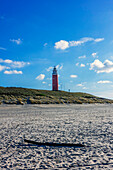 Der Leuchtturm auf der Insel Texel, Nordholland, Niederlande