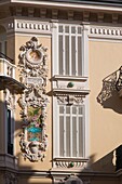 Monaco, La Condamine, street scene, architecture, detail, 