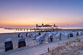  Ahlbeck pier, Usedom Island, Baltic Sea, Mecklenburg-Western Pomerania, Germany 