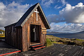 Stella Maris Kapelle am Kap Hoorn, Kap Hoorn Nationalpark,  Isla Hornos, Magallanes y de la Antartica Chilena, Patagonien, Chile, Südamerika