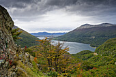  Landscape around Ushuaia, Tierra del Fuego, Ushuaia, Argentina, South America 