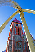 Christ Church Cathedral, Whalebone Arch, Stanley, Falklandinseln, Südamerika