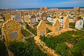 Morocco, Salé, cemetery, 