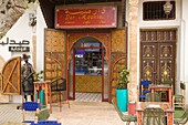 Morocco, Rabat, Medina, cafe, 