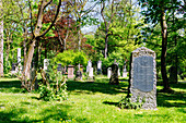  historical graves at the Old Northern Cemetery (Alter Nordfriedhof) in Munich, Bavaria, Germany 