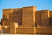 Morocco, Ouarzazate, Taourirt Kasbah, fortified residence,  