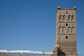 Morocco, Dadès Valley, Skoura, kasbah tower, High Atlas mountains, 
