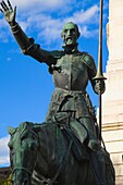  Spanien, Madrid, Plaza Espana, Cervantes-Denkmal, Don Quijote 