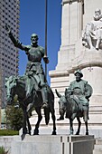  Spanien, Madrid, Plaza Espana, Cervantes-Denkmal, Don Quijote 