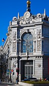 Spain, Madrid, Calle Alcalá, Banco de Espana, 