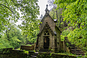 Die Clary-Kapelle auf dem alten Friedhof von Herrnskretschen oder Hřensko, Tschechische Republik