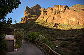  Rock formation at the natural monument &quot;Barranco de Guayadeque&quot;, Gran Canaria, Canary Islands, Spain, Europe 
