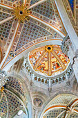 Abbey church interior, Certosa di Pavia monastery, Certosa di Pavia, Lombardy, Italy