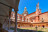 Abbey church, Certosa di Pavia monastery, Certosa di Pavia, Lombardy, Italy