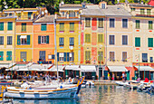 Portofino seafront, Portofino, Liguria, Italy