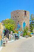  Traditionelle Windmühle, Chorio, Insel Symi, Dodekanes, Griechenland 