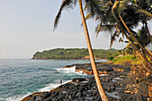 Boca do Inferno (Mouth of Hell) on the East coast of Sao Tome Island, Republic of Sao Tome and Principe,Africa