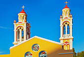  Orthodoxe Kirche, Chorio, Insel Symi, Dodekanes, Griechenland 