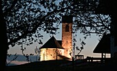  St. Jakob above St. Peter in the Villnößtal, Dolomites, South Tyrol, Italy 