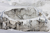  Heuglinbreen glacier in winter, Mohnbukta, Svalbard, Norway 