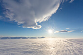  Winter landscape at Mohnbukta, Svalbard, Norway 