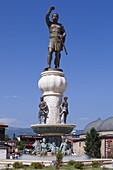  Nordmazedonien, Skopje, Philipp II. Denkmal,  