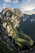Blick auf das Große Häuselhorn, Reiter Alm, bei Lofer, Berchtesgadener Alpen, Land Salzburg, Österreich
