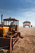 The Dungeness Snack Shack, fresh fish hut, Dungeness, Romney Marsh, Kent, England, UK