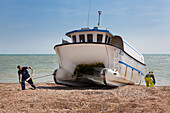 The Dungeness Snack Shack, fresh fish hut, Dungeness, Romney Marsh, Kent, England, UK
