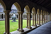Kreuzgang Kloster Iona Abbey, Baile Mòr, Isle of Iona, Argyll and Bute Council, Schottland, Vereinigtes Königreich, Europa