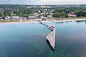 Seebrücke an der Ostsee, Haffkrug, Schleswig-Holstein, Deutschland