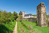 Hiking above Oberwesel, Middle Rhine, Rhineland-Palatinate, Germany 