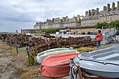  at the port of Saint Malo, Brittany, Northern France 