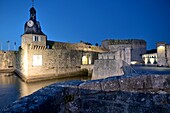  The Ville Close in the old port of Concarneau, Brittany, Northern France 