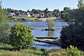  Jargeau on the Loire near Orleans, Loire Valley, France 