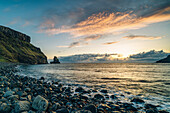  Talisker Beach in the evening light with sky coloring 
