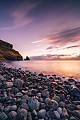  Talisker Rock in the evening light with sky coloration 
