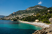  Roquebrune, Plage du Golfe Bleu, Alpes Maritimes, Provence Alpes Cote d&#39;Azur, French Riviera, Southern France, France 