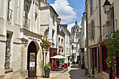 Rue du Chateau (Chateau Street), Loches in Touraine, department of  Indre-et-Loire,  Centre-Val de Loire region, France, Europe